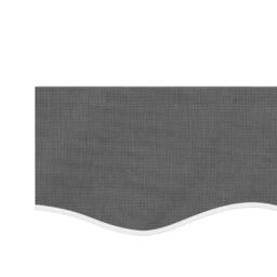 Berkfield Home Replacement Fabric for Awning Valance Anthracite Stripe 5 m in Black - thumbnail 4