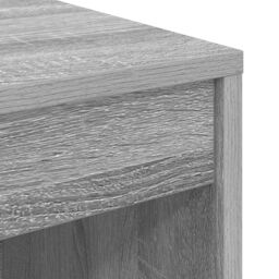 Berkfield Home Writing Desk Grey sonoma Particle board 70 x 40 x 76 cm Simple - thumbnail 7