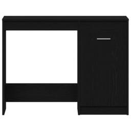 Berkfield Home Modern Desk Black Oak 100x50x76 cm Engineered wood - Size: 100 x 50 x 76 cm - thumbnail 7