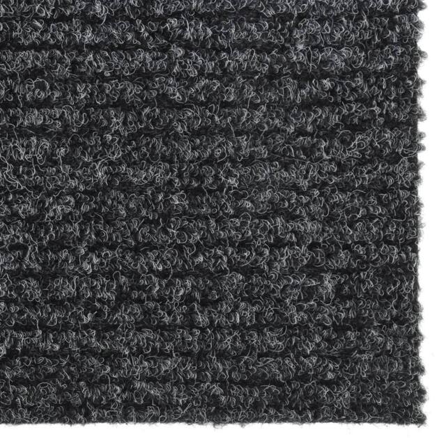 Berkfield Home Modern Dirt Trapper Carpet Runner 100x150 cm Anthracite in Charcoal - Size: 100 cm diameter - image 1