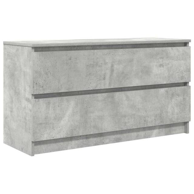 Berkfield Home TV Cabinet Concrete Grey 100x35x54 cm Engineered Wood - Size: 100 x 35 x 54 cm - image 1