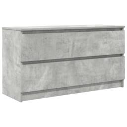 Berkfield Home TV Cabinet Concrete Grey 100x35x54 cm Engineered Wood - Size: 100 x 35 x 54 cm - thumbnail 1
