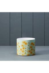 KDMD Yellow & Multicolour Daisy Field Pot - thumbnail 1
