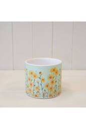 KDMD Yellow & Multicolour Daisy Field Pot - thumbnail 2