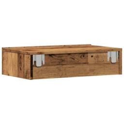 Berkfield Home TV Cabinets with LED Lights 2 pcs Old Wood 60x35x15.5 cm in Brown - thumbnail 9