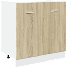 Berkfield Home 4 Piece Kitchen Cabinet Set Lyon Sonoma Oak Engineered Wood in Brown - thumbnail 7