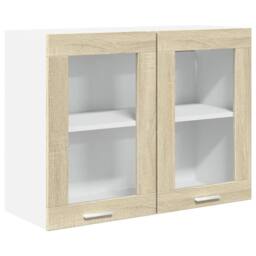 Berkfield Home 4 Piece Kitchen Cabinet Set Lyon Sonoma Oak Engineered Wood in Brown - thumbnail 4
