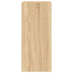 Berkfield Home TV Wall Cabinet with LED Lights Sonoma Oak 30.5x35x70 cm in Brown - thumbnail 9