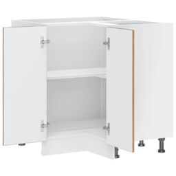 Berkfield Home Kitchen Corner Base Cabinet Kalmar Old Wood Engineered Wood in Brown - thumbnail 5