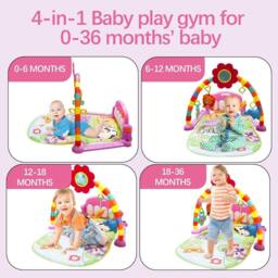 Alivio Kick & Play Baby Kids Playmat Gym Piano with Music & Lights - thumbnail 5
