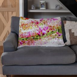 Benjamin Tate Design Colour Wilderness Blanket in Natural - Size: 120 cm x 150 cm - thumbnail 2
