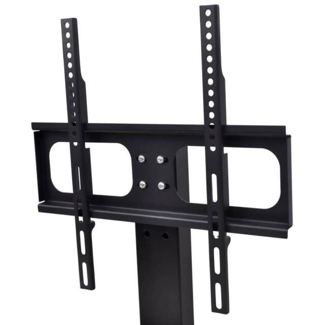 Berkfield Home Pedestal TV Stand for 26-42 Inch Screen Max VESA 400x400 mm 30kg in Black - image 1