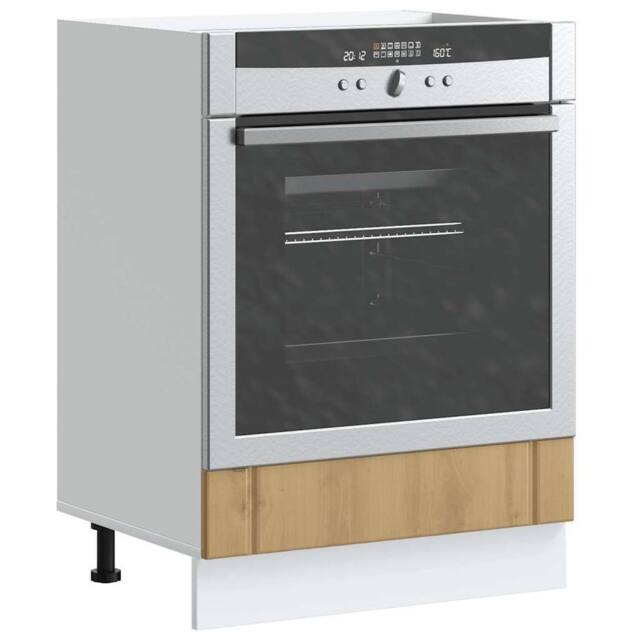 Berkfield Home Oven Cabinet Lucca Artisan Oak Engineered Wood in Brown - image 1