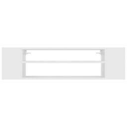 Berkfield Home Hanging TV Cabinet White 100x30x26.5 cm Engineered Wood - thumbnail 4