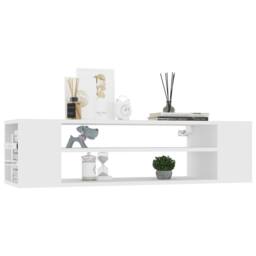 Berkfield Home Hanging TV Cabinet White 100x30x26.5 cm Engineered Wood - thumbnail 1