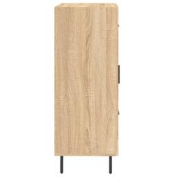 Berkfield Home Sideboard Sonoma Oak 69.5x34x90 cm Engineered Wood in Tan - thumbnail 7