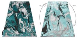 RugsX De Luxe Rug in Green - Size: 140 cm x 190 cm - thumbnail 3