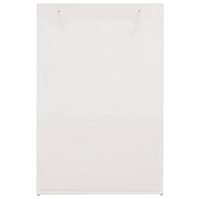 Berkfield Home Decorative 3-Tier Clothes Wardrobe 110x40x170 cm in White - Size: 110 x 40 x 170 cm - image 1