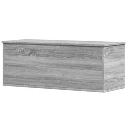 Berkfield Home Storage Box Grey Sonoma 90x35x35 cm Engineered Wood - Size: 90 x 35 x 35 cm - thumbnail 6