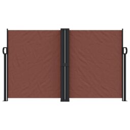 Berkfield Home Retractable Side Awning Brown 140x1000 cm - thumbnail 3