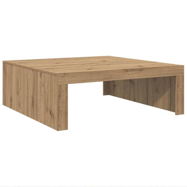 Berkfield Home Coffee Table Artisan Oak 100x100x35 cm Engineered Wood in Brown - Size: 100 x 100 x 35 cm - image 1