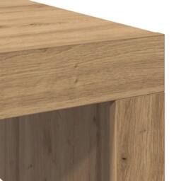 Berkfield Home Coffee Table Artisan Oak 100x100x35 cm Engineered Wood in Brown - Size: 100 x 100 x 35 cm - thumbnail 7