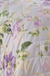Dreams & Drapes 'Florette' Easy Care Floral Print Quilted Bedspread in Lilac - Size: 200 cm x 230 cm - thumbnail 3