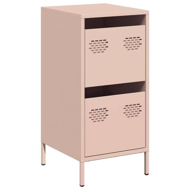 Berkfield Home Sideboard Pink 35x39x73.5 cm Cold-rolled Steel - image 1