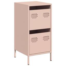Berkfield Home Sideboard Pink 35x39x73.5 cm Cold-rolled Steel
