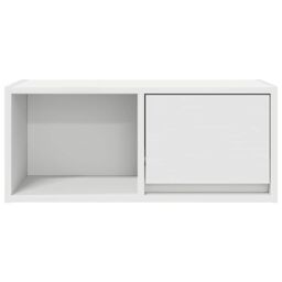 Berkfield Home TV Cabinet White 60x31x25.5 cm Engineered Wood - thumbnail 6