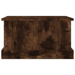 Berkfield Home Storage Box Smoked Oak 50x30x28 cm Engineered Wood in Brown - Size: 50 x 30 x 28 cm - thumbnail 6