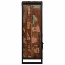 Berkfield Home Bathroom Cabinet 40x30x90 cm Solid Wood Reclaimed in Brown - Size: 40 x 30 x 90 cm - thumbnail 4