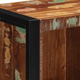 Berkfield Home Bathroom Cabinet 40x30x90 cm Solid Wood Reclaimed in Brown - Size: 40 x 30 x 90 cm - thumbnail 6