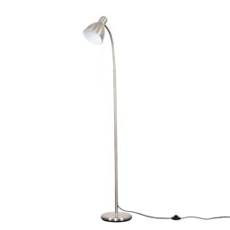 ValueLights Flexi Neck Silver Floor Lamp - thumbnail 2