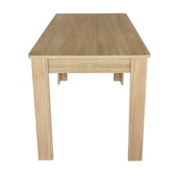 ModernLuxe MDF rectangular dining table with modern style & simple design in Natural - thumbnail 6