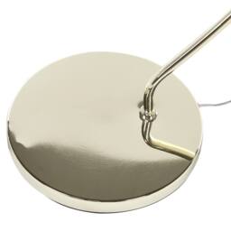 Wyld and Coco Aura Arc Floor Lamp 188cm - Gold Arc with Chrome Leg - thumbnail 7