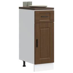 Berkfield Home Kitchen Base Cabinet¬†Porto Brown Oak Engineered Wood - thumbnail 1