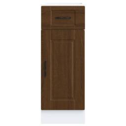 Berkfield Home Kitchen Base Cabinet¬†Porto Brown Oak Engineered Wood - thumbnail 4