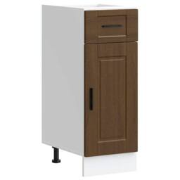 Berkfield Home Kitchen Base Cabinet¬†Porto Brown Oak Engineered Wood - thumbnail 2