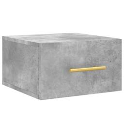 Berkfield Home Wall-mounted Bedside Cabinets 2 pcs Concrete Grey 35x35x20 cm - Size: 35 x 35 x 20 cm - thumbnail 5