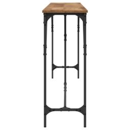 Berkfield Home Console Table Old Wood 200x29x75 cm Engineered Wood in Brown - Size: 200 x 29 x 75 cm - thumbnail 5