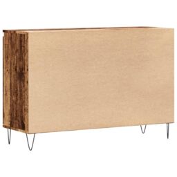 Berkfield Home Sideboard Old Wood 104x35x70 cm Engineered Wood in Brown - Size: 104 x 35 x 70 cm - thumbnail 6
