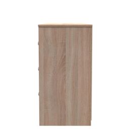 Ready Assembled 2 U Memphis 6 Drawer Kneehole Desk (Ready Assembled) in Light Oak - thumbnail 2