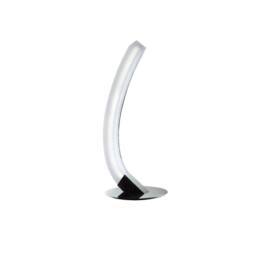 Netlighting On Table Lamp Right 5W LED 3000K 500lm Polished Chrome Frosted Acrylic in Silver