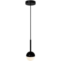 Nordlux Modern Indoor Pendant Light Black Metal G9 Hand Blown Glass - Mains Powered, IP20 - thumbnail 3