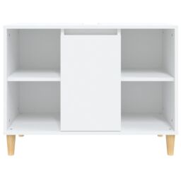 Berkfield Home Sink Cabinet White 80x33x60 cm Engineered Wood - Size: 80 x 33 x 60 cm - thumbnail 6