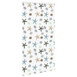 Berkfield Home Shower Roller Blind with Cassette 140x240 cm Fabric Width 136 cm in White - thumbnail 4
