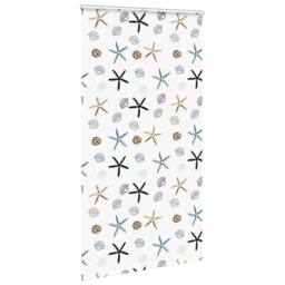 Berkfield Home Shower Roller Blind with Cassette 140x240 cm Fabric Width 136 cm in White - thumbnail 3