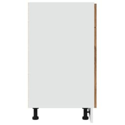 Berkfield Home Drawer Bottom Cabinet Lyon Artisan Oak 80x46x81.5 cm Engineered Wood in Brown - thumbnail 5