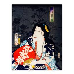 Artery8 Toyohara Kunichika Framed Wall Art Ukiyoe Portrait of an Actress - Size: A4 - thumbnail 3